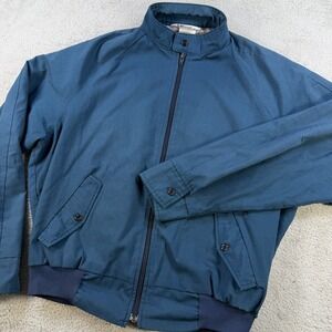 Vintage Walls Jacket Mens XL Blue Flannel Plaid Lined Made USA Full Zip Workwear